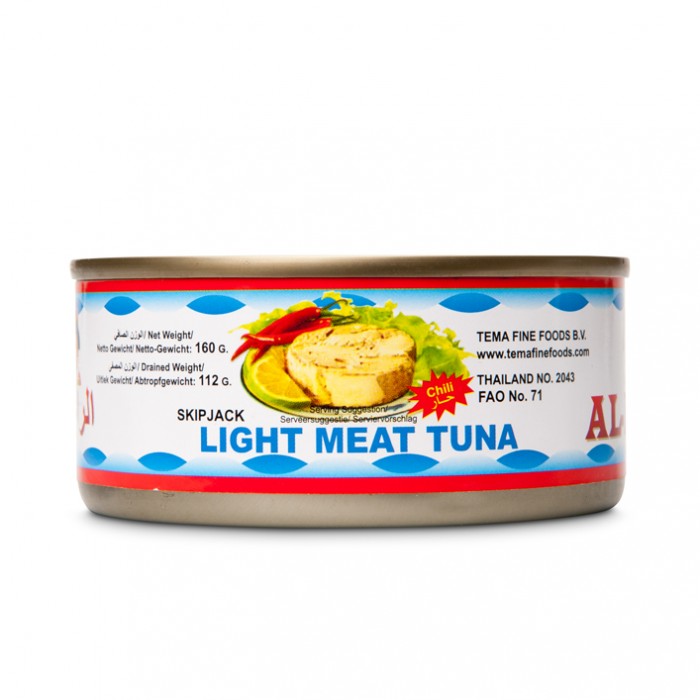 Aštrus tunas sojų aliejuje "AL - RAII", 160g