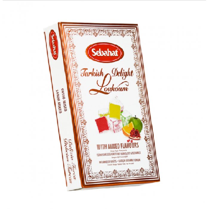 Turkish sweets with fruit flavor "Sebahat", 200g
