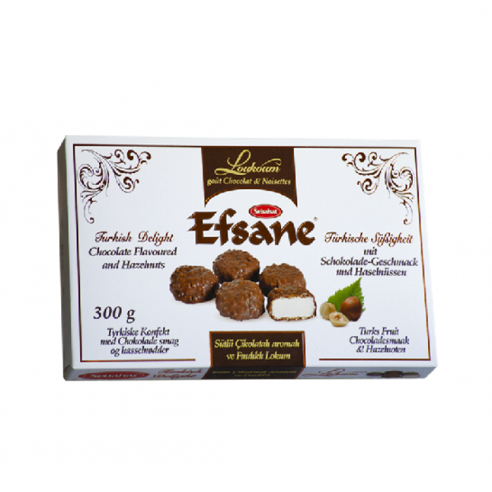 Turkish sweets with hazelnuts and chocolate EFSANE "Sebahat", 300g
