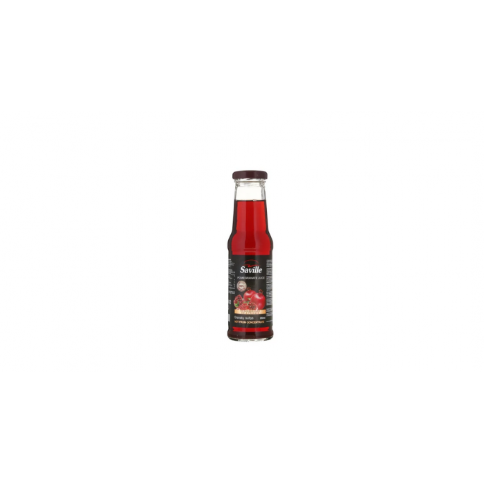 Natural pomegranate juice "SAVILLE", 250 ml