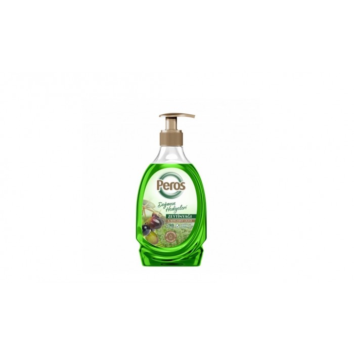 Liquid hand soap with olive oil and bergamot "Peros", 400g