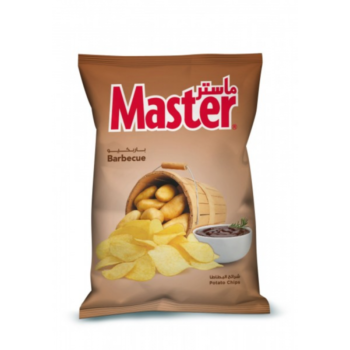 "Master" babecue potato chips, 135g