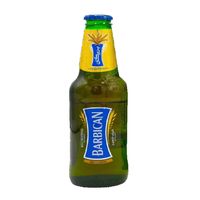 Carbonated wheat-flavored (non-alcoholic) drink "Barbican", 330ml