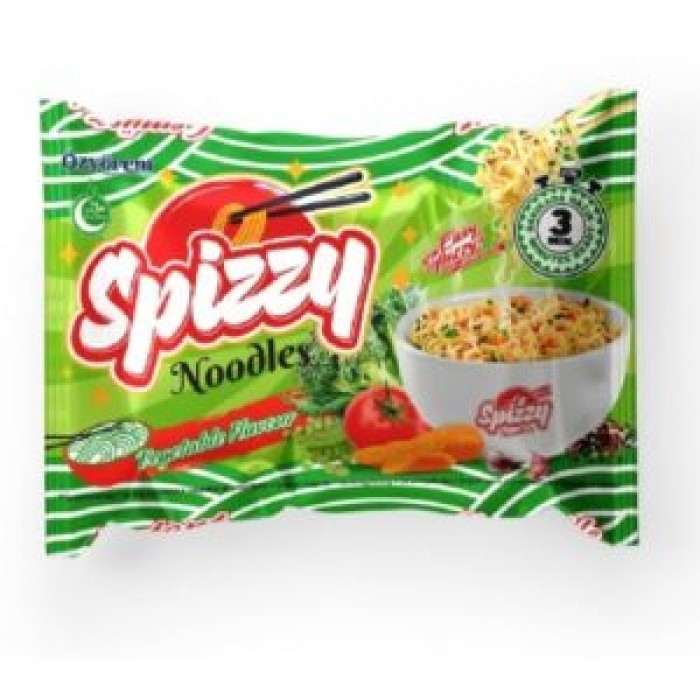 Vegetable-flavored instant noodles "Spizzy"