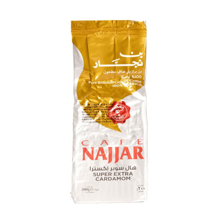 Brazilian ground coffee with super extra cardamom "NAJJAR".