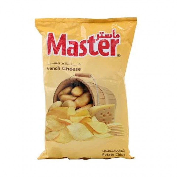 "Master" french cheese potato chips, 135g