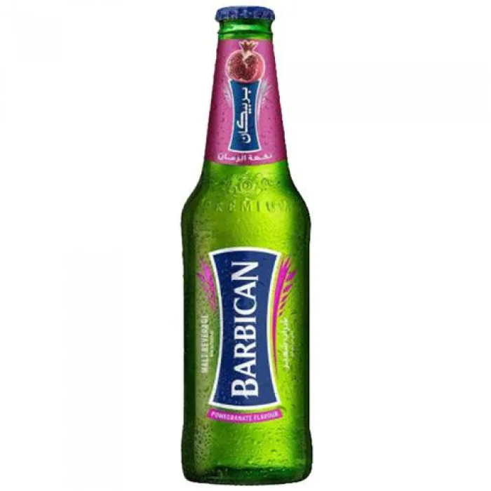 Carbonated pomegranate-flavored (non-alcoholic) drink "Barbican", 330ml