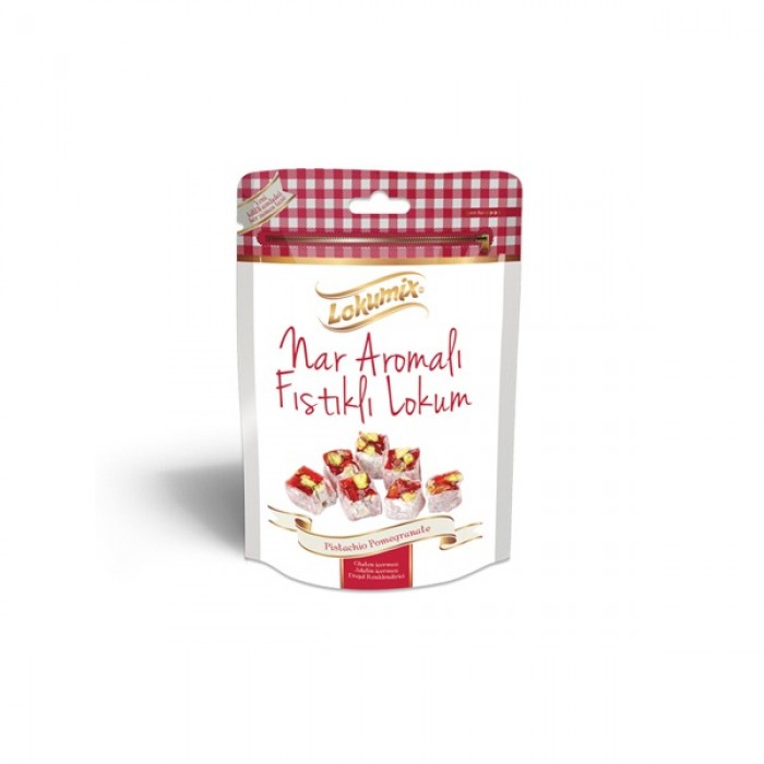 Turkish sweets with the taste of currants with pistachios "Lokumix", 170g