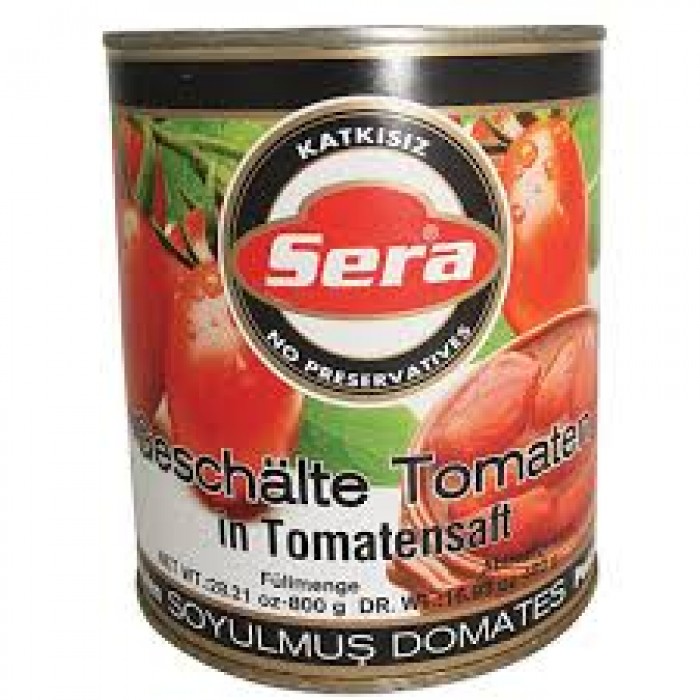 Lupti pomidorai savo sultyse "Sera" (be konservantų), 800g