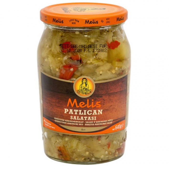 Spicy canned eggplant salad Patlican "Melis", 640g