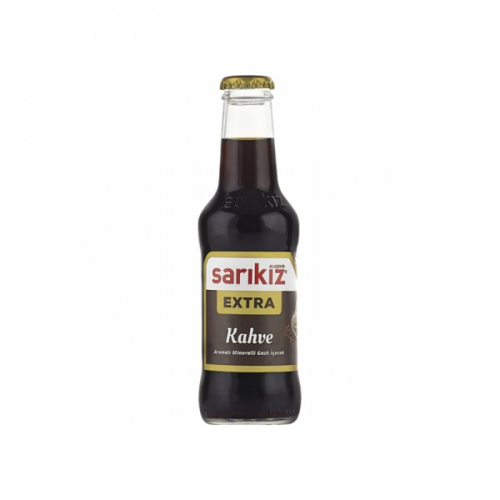 Coffee-flavored carbonated drink "Sarikiz".