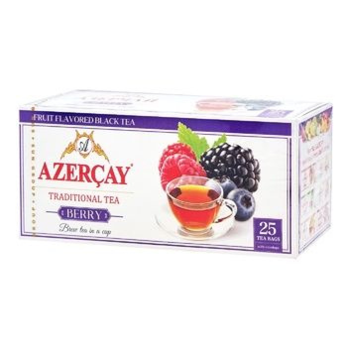 Juodoji arbata miško uogų skonio „Azercay“, 45g