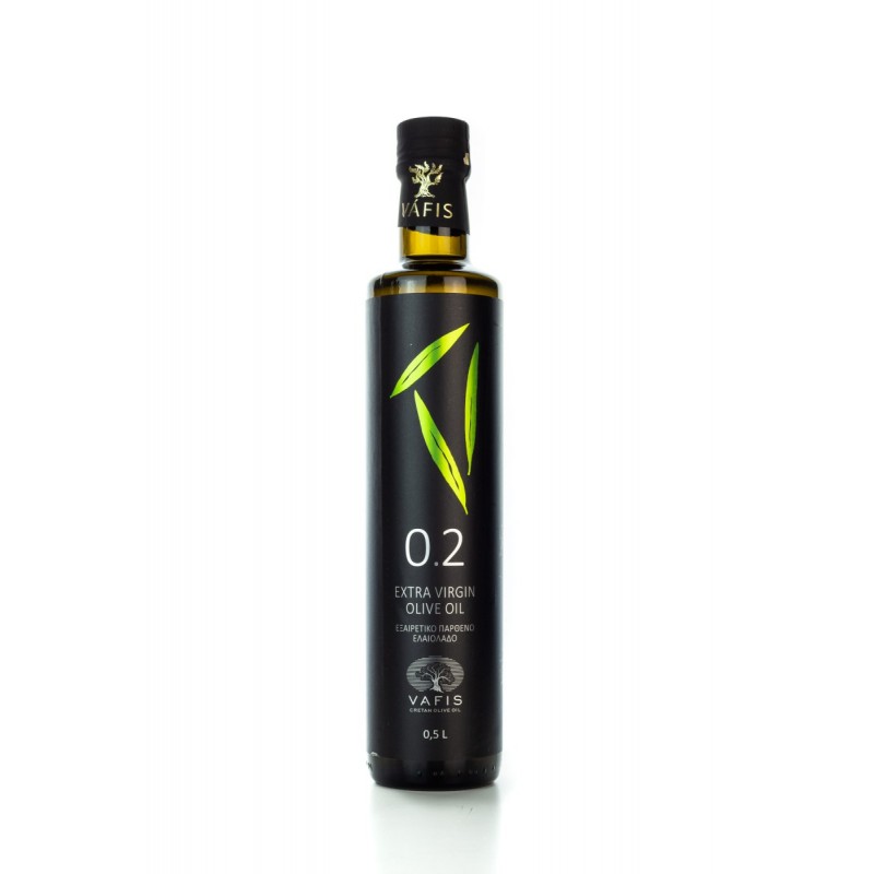 Extra virgin olive oil "Vafis", 0.2% acidity. 0.5 l