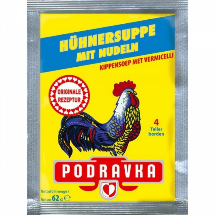 Chicken-flavored soup with vermicelli "Podravka", 62g