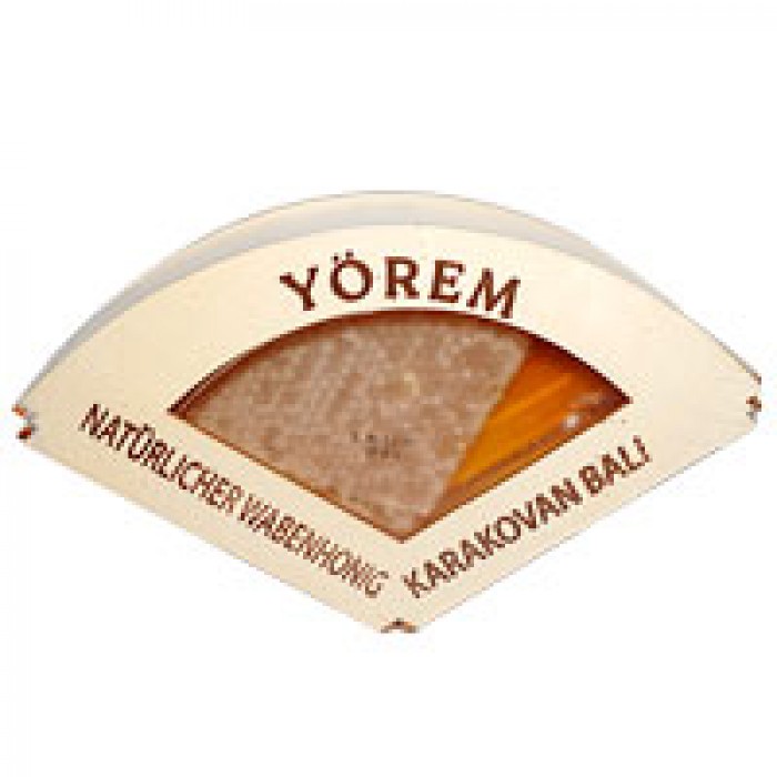 Honey with honeycomb "Yorem". 300 g