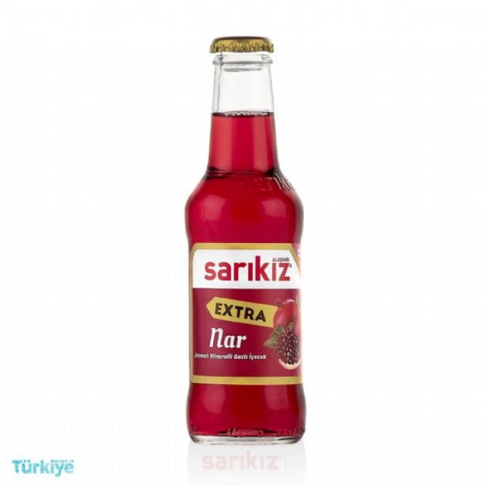 Granatų skonio gazuotas gėrimas „Sarikiz“